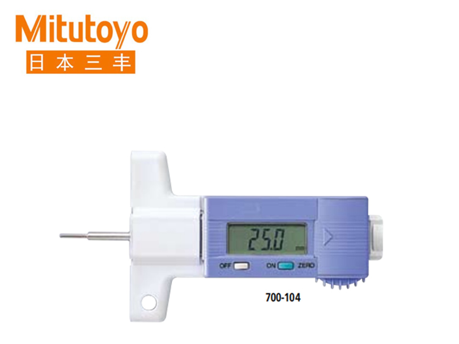 Mitutoyo三丰571, 700系列 轮胎花纹数显深度尺 700-104