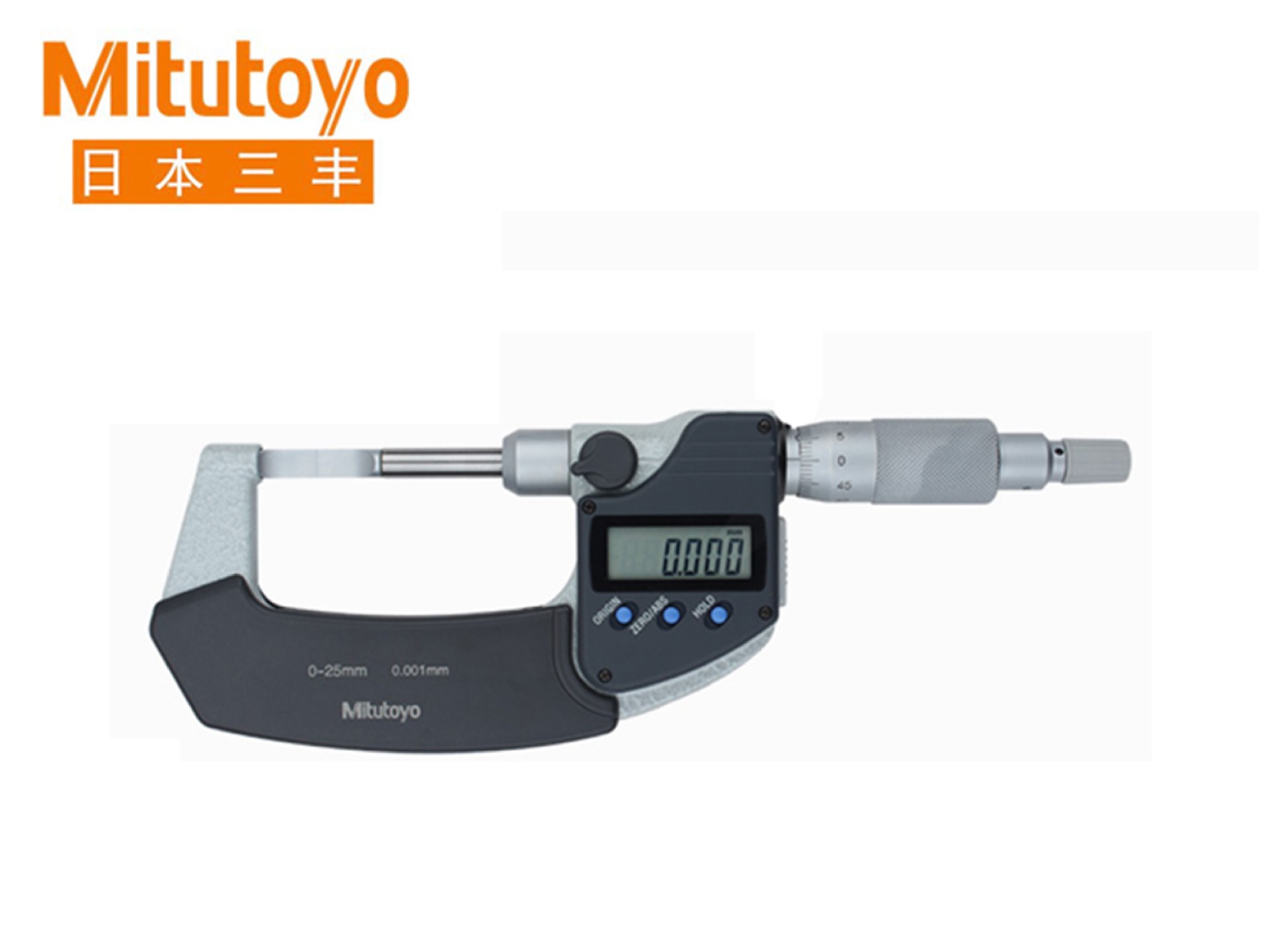 Mitutoyo三丰422系列数显直进式测微螺杆薄片型千分尺