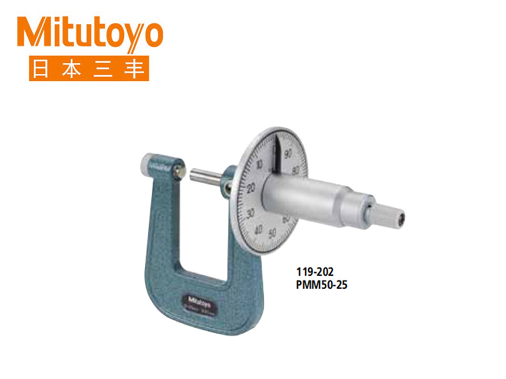 Mitutoyo三丰119系列机械式板厚千分尺PMM